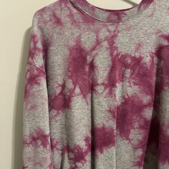 Tie Dye Sweatshirt Small Long Sleeve Soft Shirt Wild Fable Trendy‎ Blouse Top - Picture 2 of 4